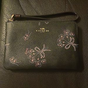 New floral coach wristlet